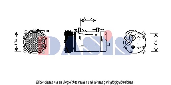 AKS DASIS kompresorius, oro kondicionierius 850541N